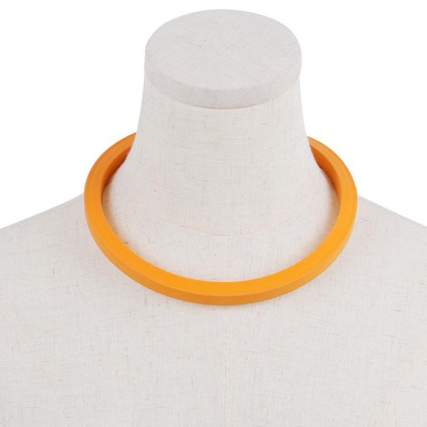 

trend ethnic light square rope choker necklace elasticity street wear jewelry for female costume accessories thick chokers, Golden;silver