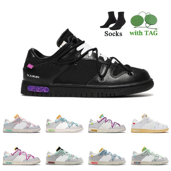 

original fashion women men the 50 skateboard shoes lot 1-50 low black white beige purple pink green luxury trainers platform designer sports