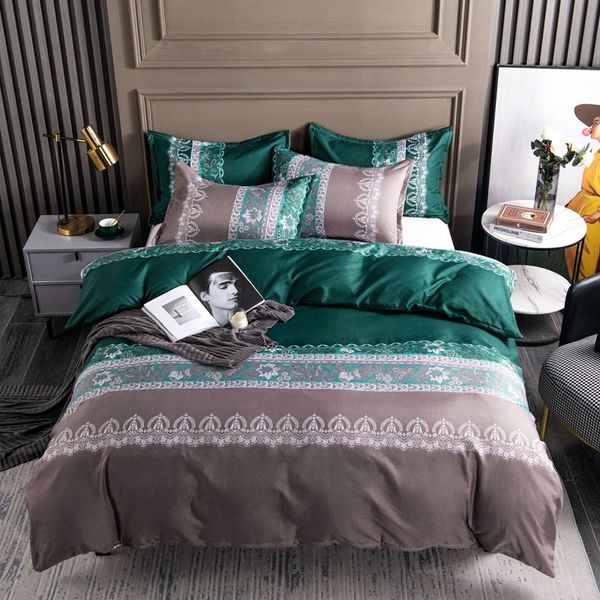 Bettwäsche-Set im böhmischen Nationalstil, 220 x 240, King-Size-Bett, Tagesdecke auf dem Bettbezug, Bettwäsche für Zuhause, kein Bettlaken
