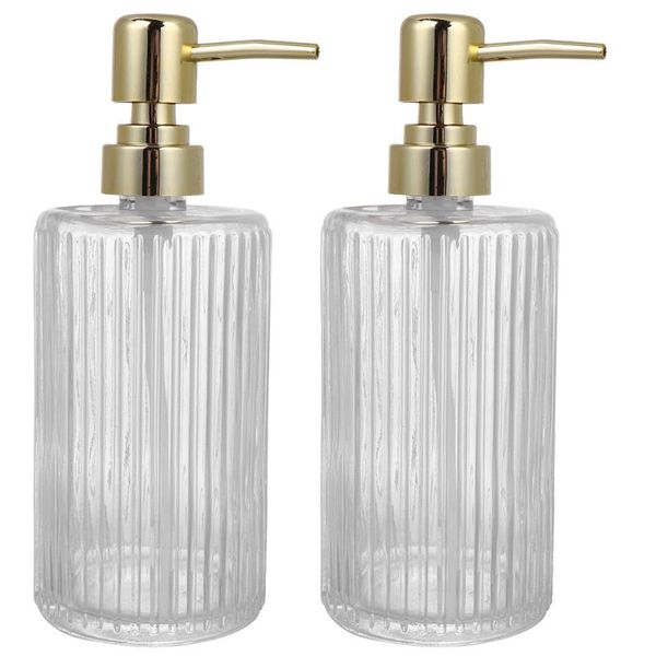 

storage bottles & jars 1 set 2pcs 400ml transparent lotion travel practical