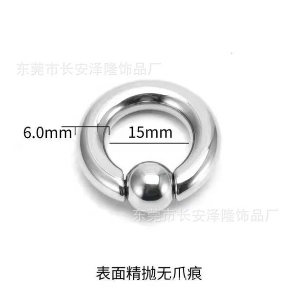

stainless steel bcr large snap ball ring sp ear milk female multipurpose pa