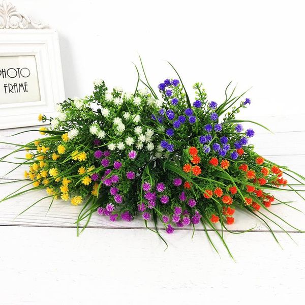 

decorative flowers & wreaths multicolor artificial gypsophila bouquet bud stars simulated baby breath silk flower for family wedding house h