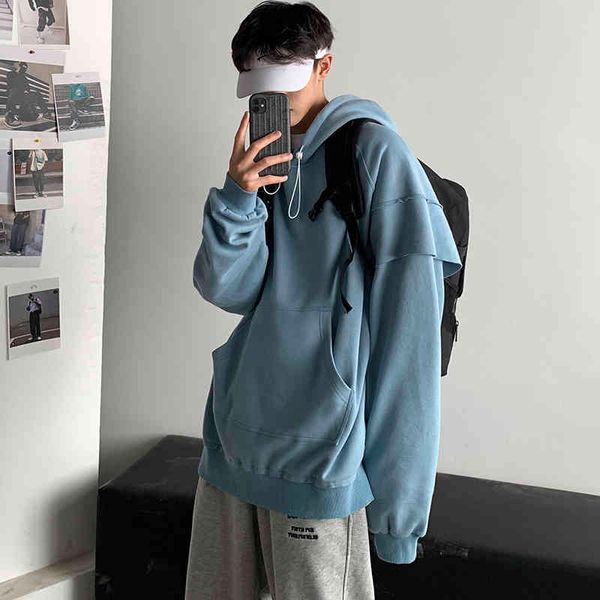 

sweater neutral autumn hong kong style fake with two-piece hood 740b, White;black