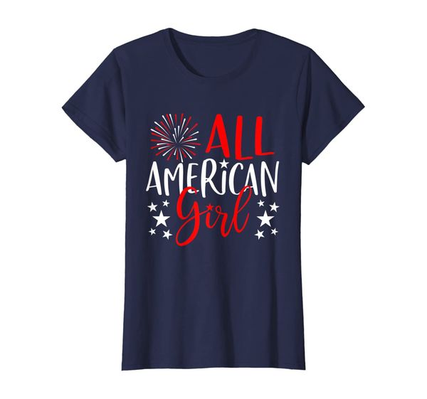 

4th of July Family Matching Shirts All-American Girl TShirt, Mainly pictures
