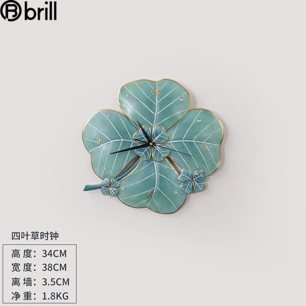 

luxury nordic wall clocks modern design art living room creative silent clock lotus home decor 50