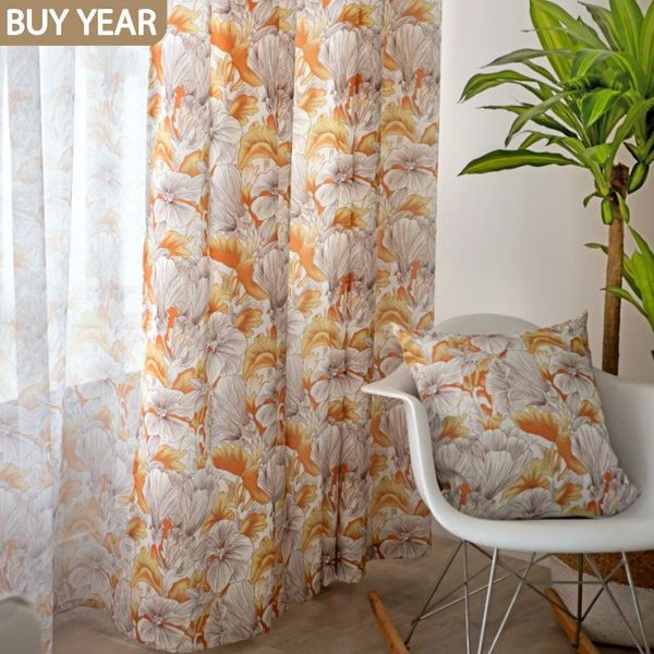 

curtain & drapes 2021 nordic curtains for living room bedroom ins small fresh plant kitchen french window tulle