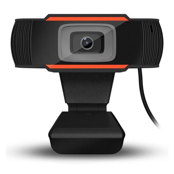 

webcams 720p hd webcam with mic rotatable pc deskweb camera cam mini computer webcamera video recording work in stock