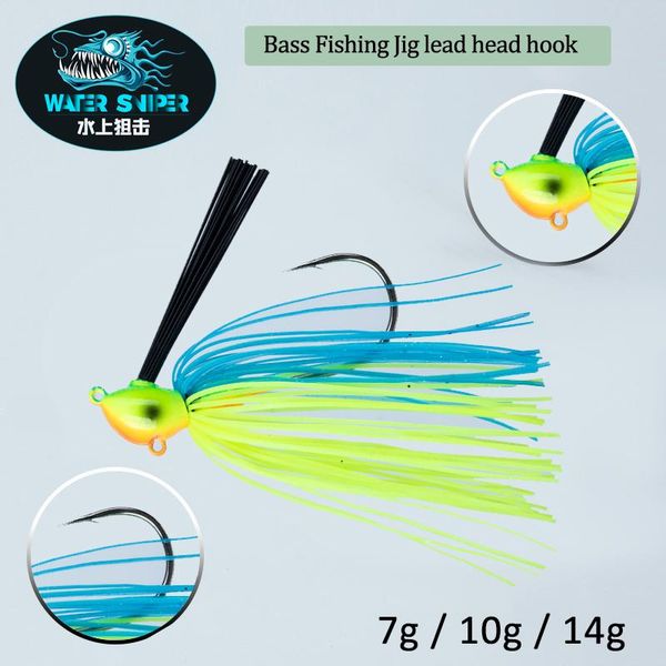

water sniper 7g 10g 14g flipping jig casting jigs with owner fishhook lure fishing tackles trailer keeper bass artificial baits hooks