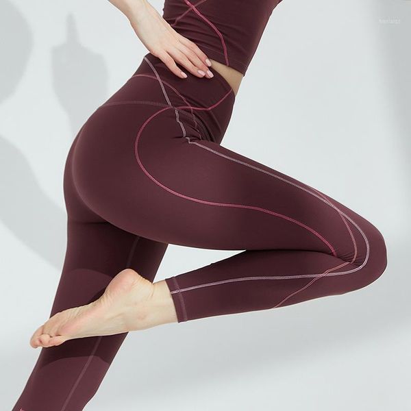 

yoga outfit summer women sport pants high waist bulifting leggings breathable running fitness trousers gym training tights