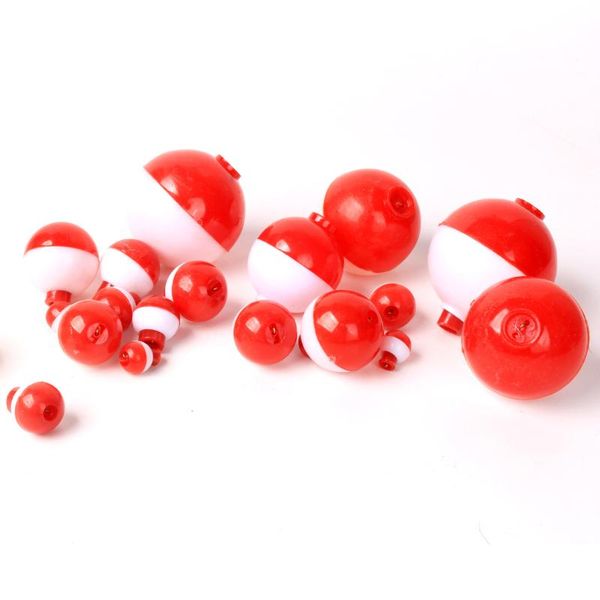 

fishing accessories 5/10 pcs plastic float buoyancy ball diameter 13mm-55mm bobber sea rock striking floats