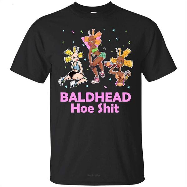

bald headed hoe shit mens t shirt funny sarcasm cotton summer fashion euro size, White;black