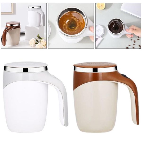 

mugs automatic stirring coffee cup insulation self auto mix mug warmer bottle battery powered home kitchen appliances