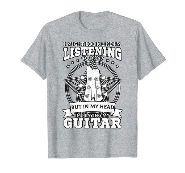 

guitar player t-shirt gutarist musicians songwriters gift t-shirt, White;black