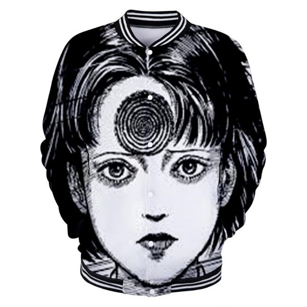 

men's jackets leisure hip hop junji ito 3d baseball jacket print biggie smalls rapper mens college varsity, Black;brown