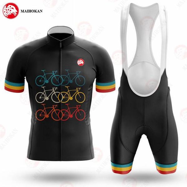

racing sets 2021 cycling jersey set pro team clothing maillot clothes bib shorts men bike ropa ciclismo triathlon, Black;blue