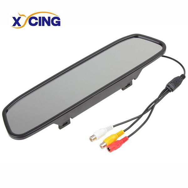

car video xycing 5.0 inch color tft lcd monitor rear view mirror for backup reverse camera parking 4.3