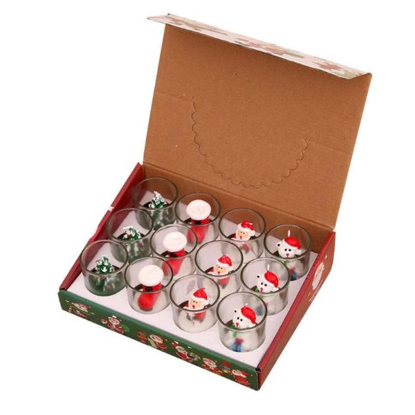 

christmas glass candles snowman candle cup home decoration create a festive atmosphere