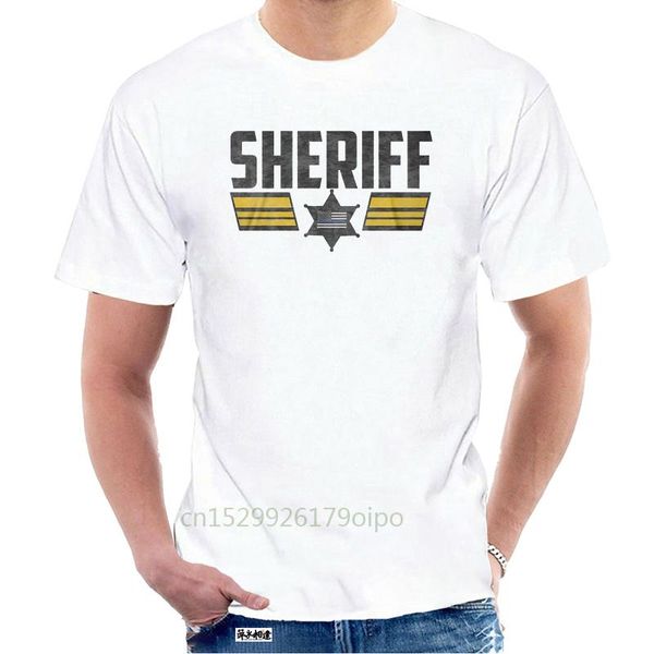 

men's t-shirts men t shirt sheriff tee tshirts women t-shirt @126318, White;black