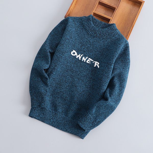 

2021 autumn winter boys sweaters infant boys pullovers sweater thick warm knitwear boys soft knit sweaters formal costume pull, White