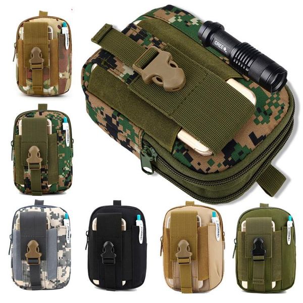 

waist bags camouflage outdoor men pack waterproof military belt molle hunting hiking nylon mobile phone wallet travel bum pouch