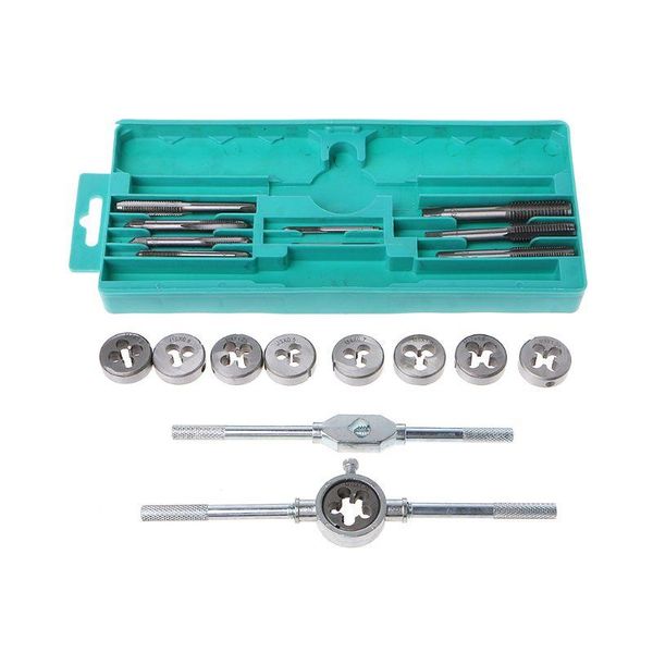 

hand tools 20 pcs tap die set metric threading tool tungsten carbide screw thread