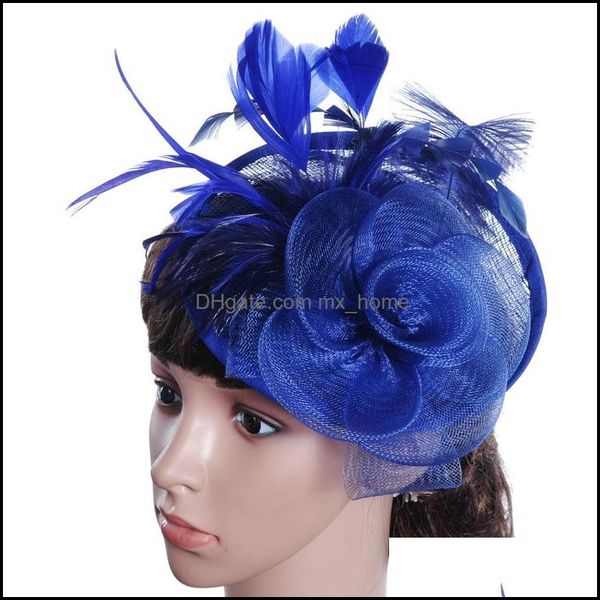 Праздничные поставки Home Gardenexclusize Hat Hat Cambric/Ostrich Hair Hair Hape для свадебной вечеринки в честь Хэллоуина с доставкой капли 2021 ND8Q
