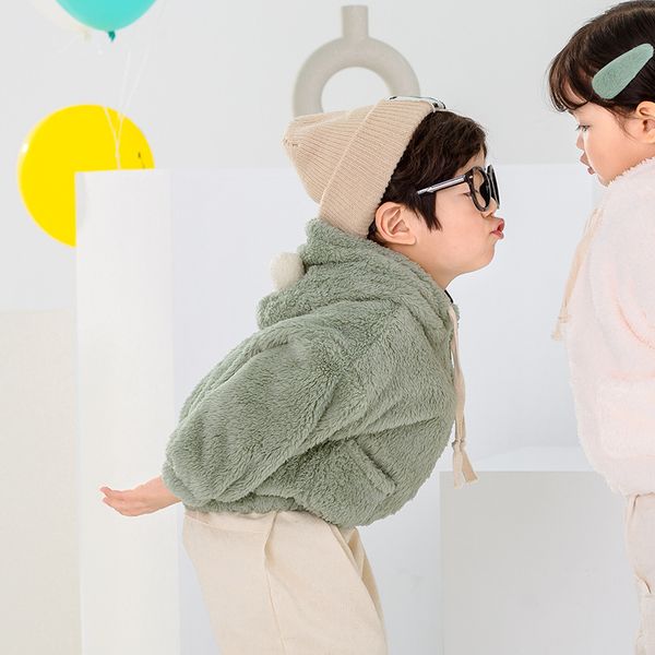 

2021 autumn and winter new cartoon children padded coat for boys and girls children short light weight baby plush jacket girl, Blue;gray