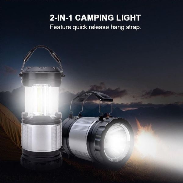 

camping lamp ultra bright collapsible portable lantern light for indoor outages outdoor hiking emergency powered by battery torches
