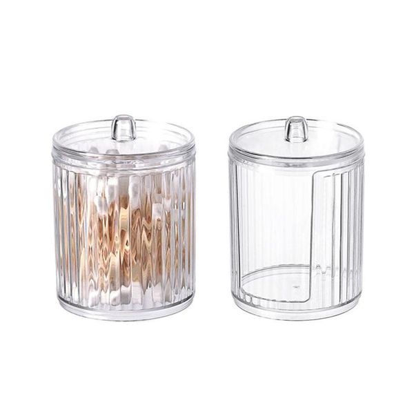 

storage bottles & jars container cosmetic makeup cotton pad jewelry box jar holder swab containers for cosmetics