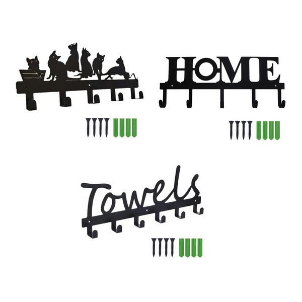 

hooks & rails key rack holder er entryway organization wall mounted decor