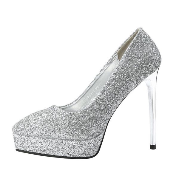 

dress shoes women high heels leather red pumps pointed banquet waterproof trend ladies female, Black