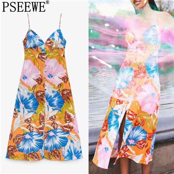 

summer dress woman tropical print strappy long women vintage backless slip sleeveless midi es 210519, Black;gray