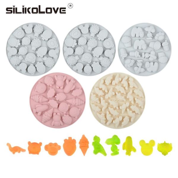 

baking moulds silikolove 3d cartoon animal candy molds silicone chocolate mold cake decorating tools