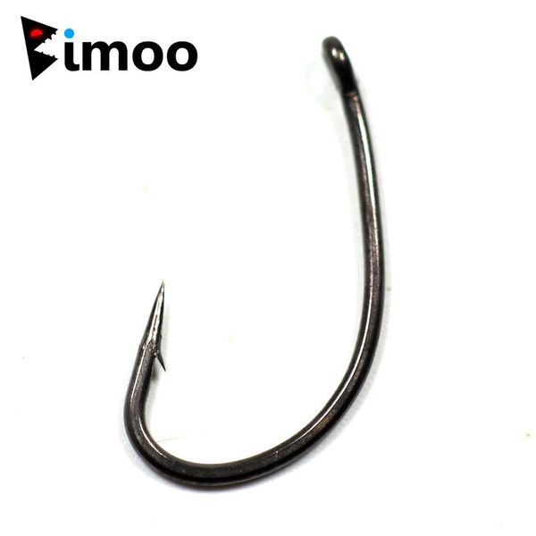 

fishing hooks bimoo 20pcs/pack #2 #4 #6 #8 telflon coating carp high carbon steel