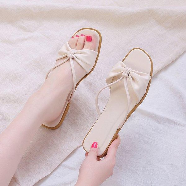 

the summer word with women's flat-soled slippers fashion soft-soled casual non-slip sandals, Black