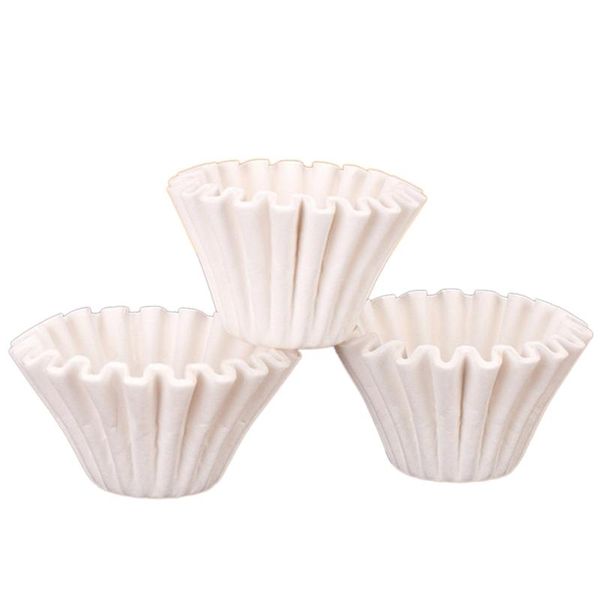 

coffee filters 100 pcs filter,1-2 cup basket drip filters,natural biodegradable paper unbleached for home