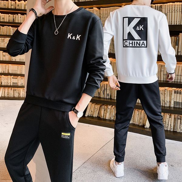 

kk team li xian star's same spring sportswear suit, boys' junior middle school students' sweater class suit, Gray