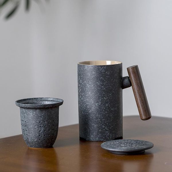 

mugs japanese ceramic tea with filters coffee cup 300ml