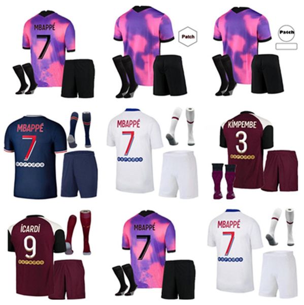 

soccer jersey2021ybappe neymarjr icardi di maria ander herrera2021football sportswearhome dult + children's suit, Black;yellow
