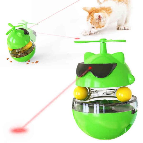 O LASE New Cat Toy Toy Supplies Tumbler Fight Cat Stick Wheel Police War