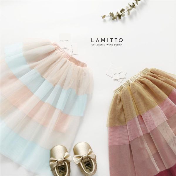 

skirts suspender skirt girls long tutu party dress rainbow toddler baby clothiing