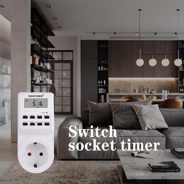 

220v 110v ac tm516 electric wall outlet programmable digital plug for socket clock timer timers