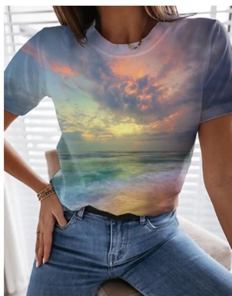 

women's t-shirt 2021 summer women shirts harajuku gothic t shirt blended appliques regular o-neck art pullover casual, White