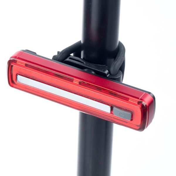 

rechargeable cob led bike 8 modes tail light cycling warning lamp (red) lights