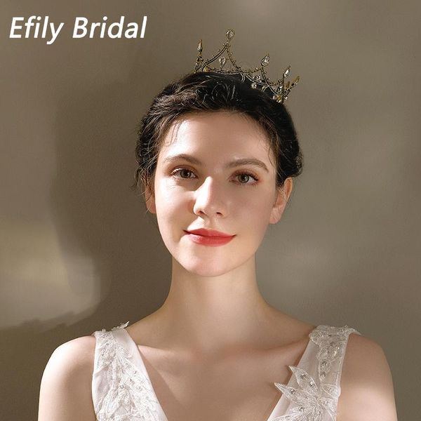 

hair clips & barrettes rhinestone crown crystal tiaras and crowns for women accessories party jewelry bridesmaid gift prom headpiece headwea, Golden;silver