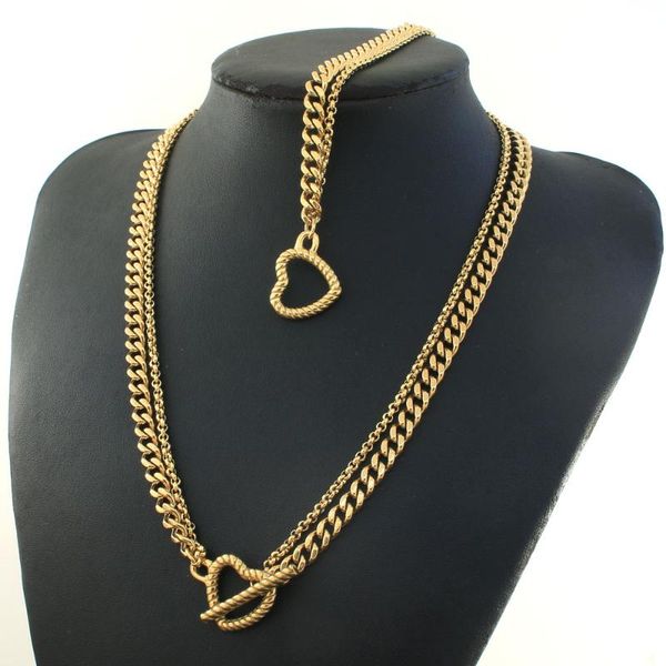 

earrings & necklace stainless steel fashion heart jewelry gold color bracelet chain sets for women good quality sbjzhbeg, Silver