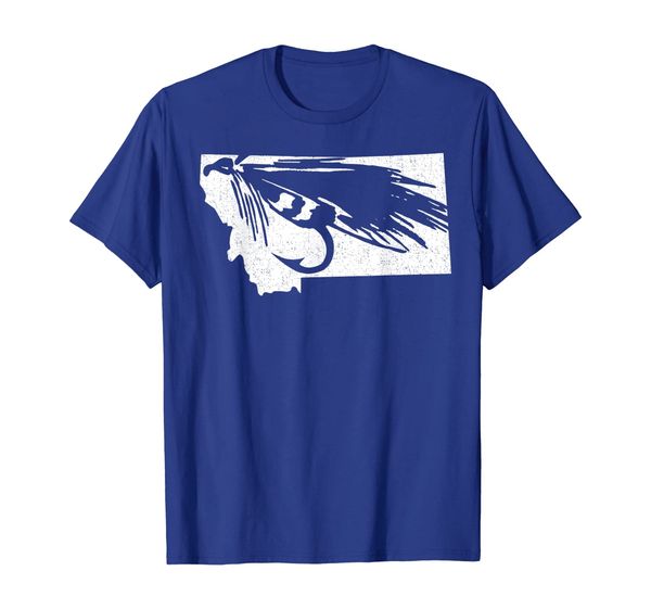 

montana fly fishing t shirt hook state river men gift, White;black