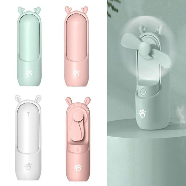 

electric fans mini fan spray moisturizing face cooling air usb charging deskhandheld