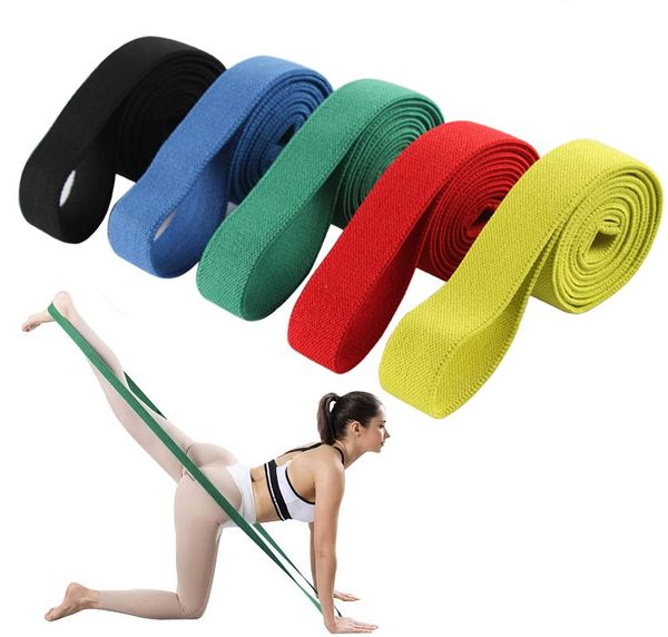 

long booty band hip circle loop resistance workout exercise for legs thigh glute busquat bands non-slip design