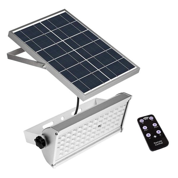 

solar lamps 65 leds light 1500lm 12w spotlight remote control outdoor waterproof